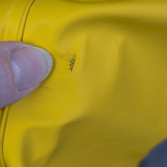 Helly Hansen Kirkwall Yellow Waterproof Hooded Rain Coat | Women’s Large - Picture 12 of 16